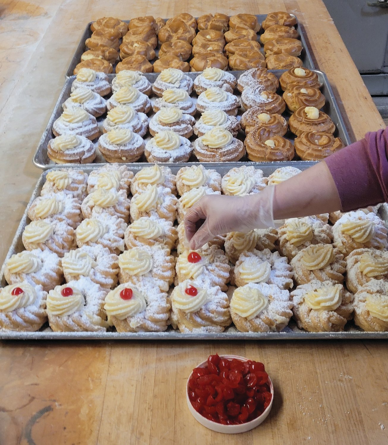 BEST ZEPPOLES WINNERS: The readers of the Cranston Herald, Warwick Beacon and Johnston Sun Rise have voted Solitro’s Bakery as the producers of the regions Best Zeppoles in Beacon Communications inaugural contest.